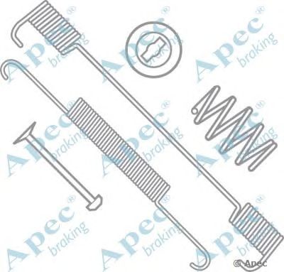 APEC BRAKING kit738 -  Комплектующие, тормозная колодка